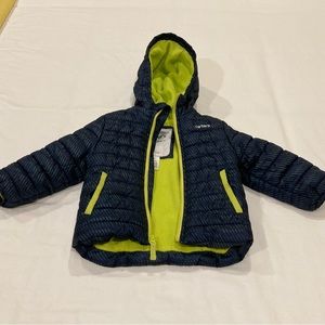 Carters puffy jacket with hood